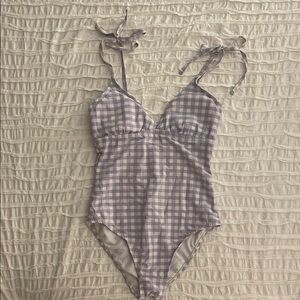 Purple Gingham One-Piece Swimsuit | Target brand, Kona Sol